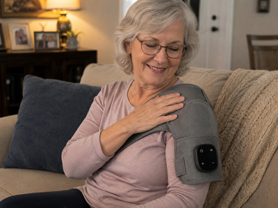 Shoulder recovery device close-up